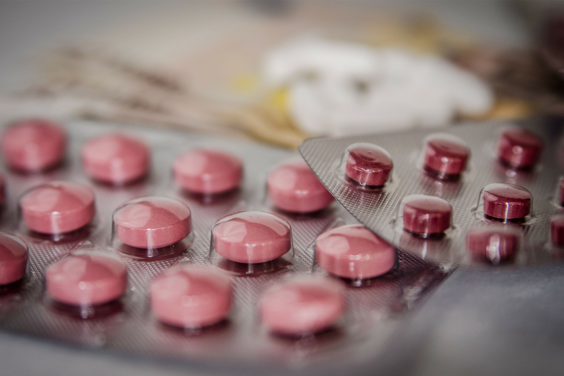 Assorted medications in pill packs